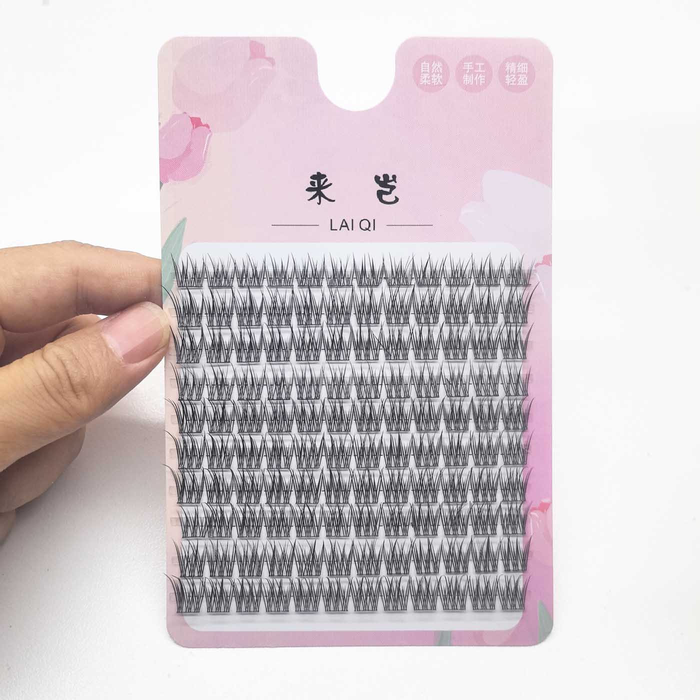 刷胶款折盒三连鱼尾假睫毛